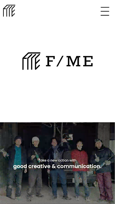 株式会社f-me様WEBサイトリニューアル コーディング支援イメージ スマホ表示
