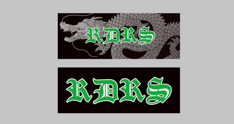 秋田県湯沢市 BAR RDRS様ステッカー作成 イメージ